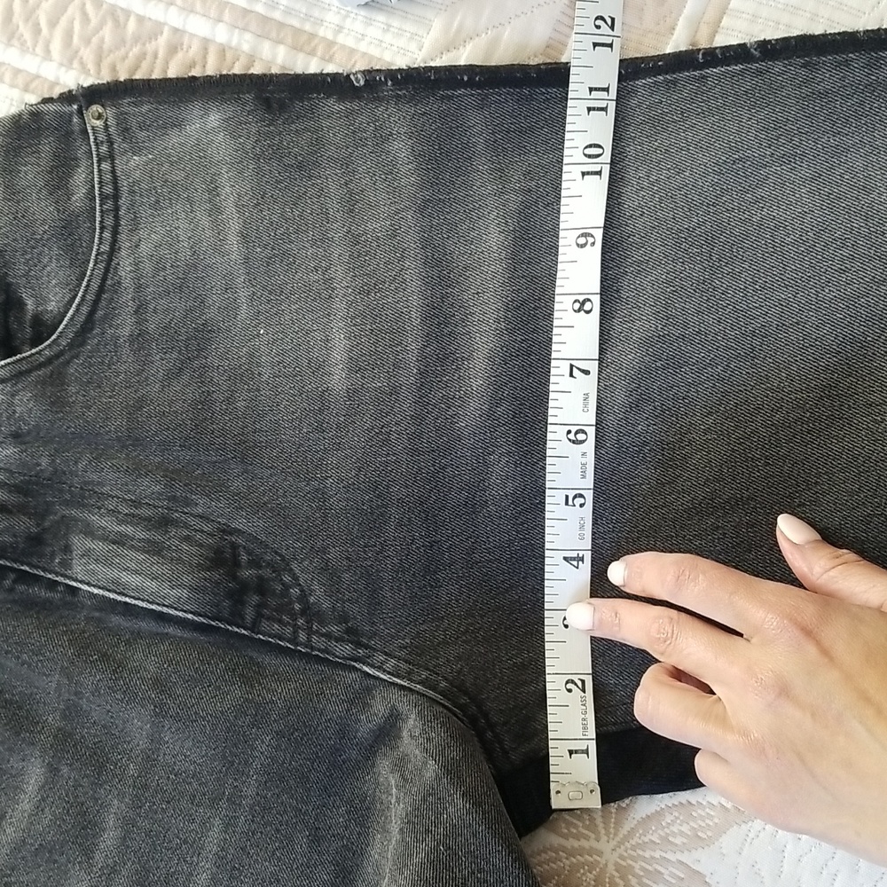Golden Goose Two Tone High Rise Straight Leg Leather Pocket Jeans Size 2… - Picture 15 of 15